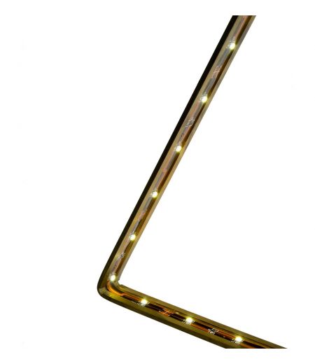 Led Lamp in Oxidized Brass or Copper - Alpha