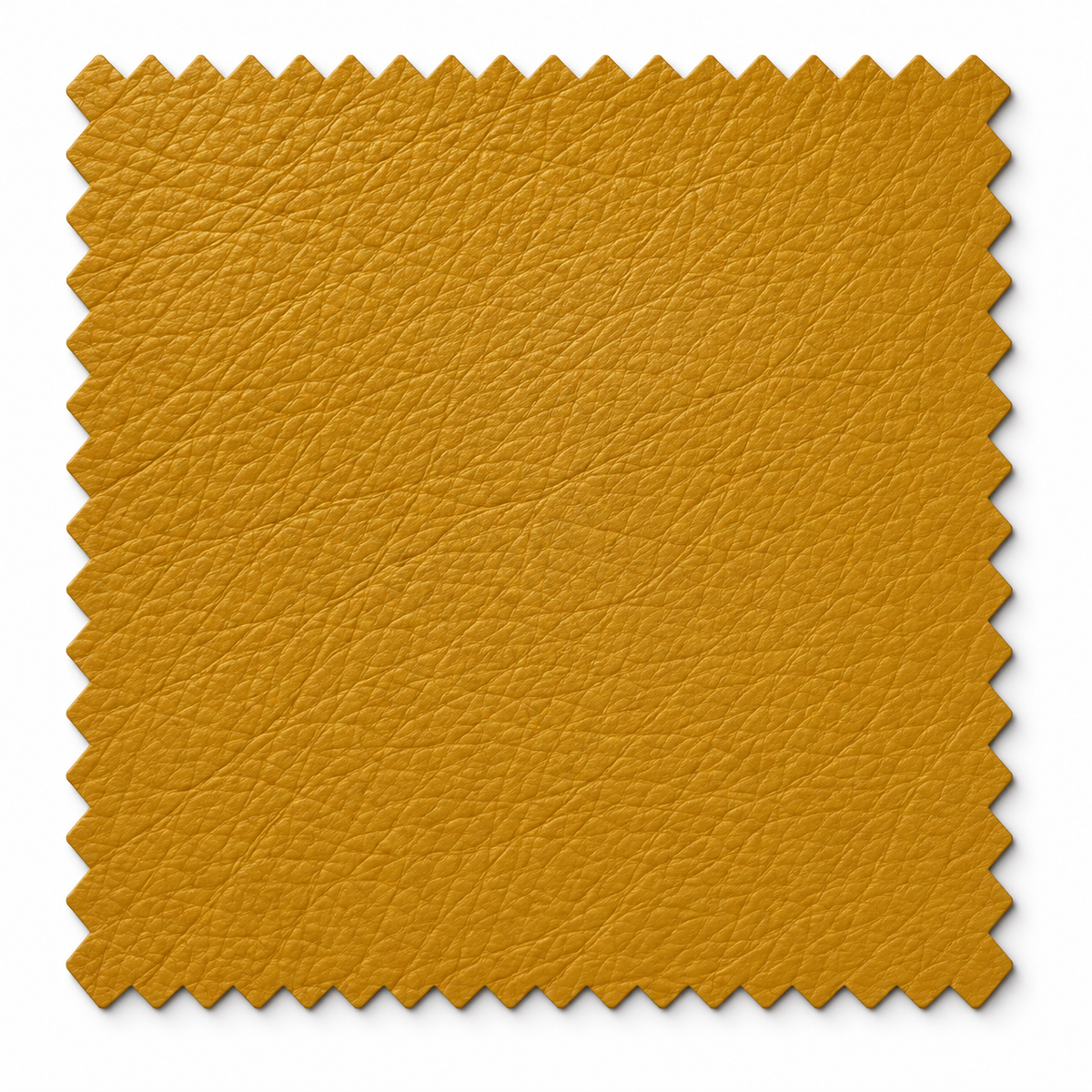 Échantillon cuir - Jaune moutarde 5118